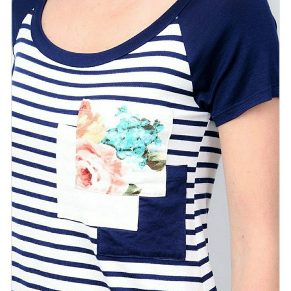 Striped Raglan Tunic - Picture 3 of 5